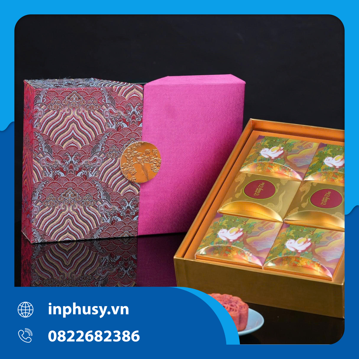 Hộp Trung thu Gấm Vóc Việt